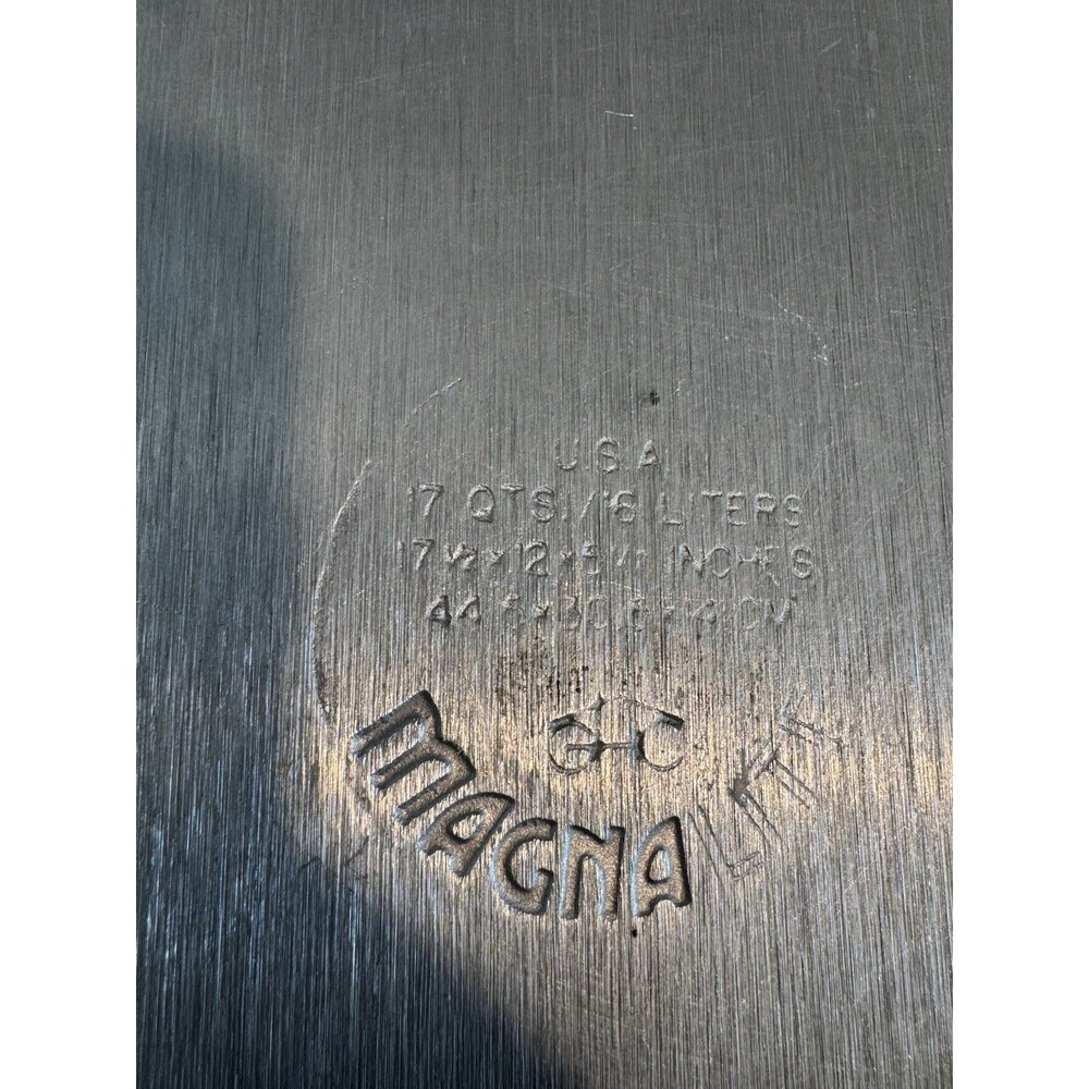 GHC Magnalite 17 QT Cast Aluminum Roaster W/ Lid, With Trivet Dutch Oven - Picture 4 of 14